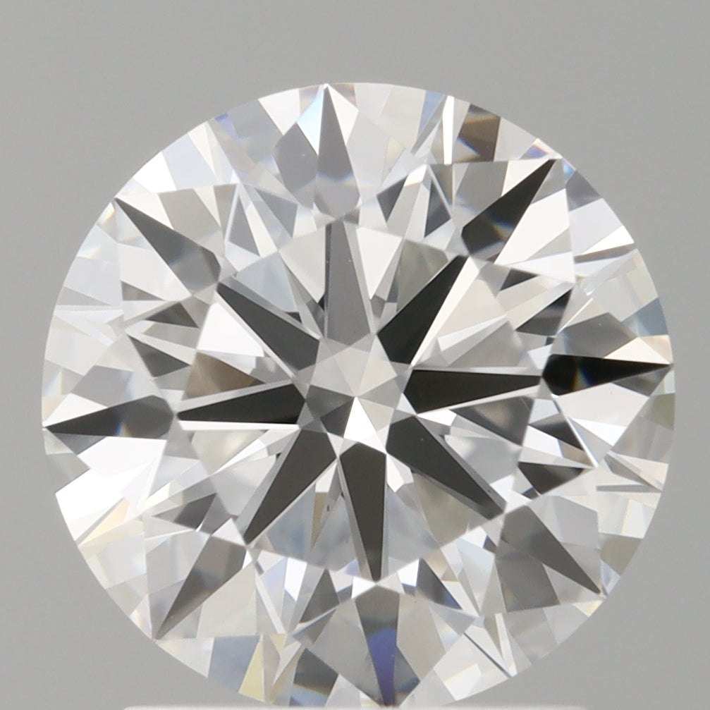 1.97 Carat Round Shaped, Excellent Cut, D Color, VVS2 Clarity, IGI Certified Lab Grown Diamond