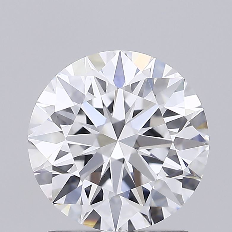 1.58 Carat Round Shaped, Ideal Cut, D Color, VVS2 Clarity, IGI Certified Lab Grown Diamond