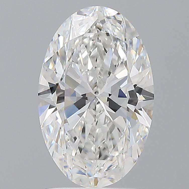 2.10 Carat Oval Shaped, Ideal Cut, E Color, VVS2 Clarity, IGI Certified Lab Grown Diamond
