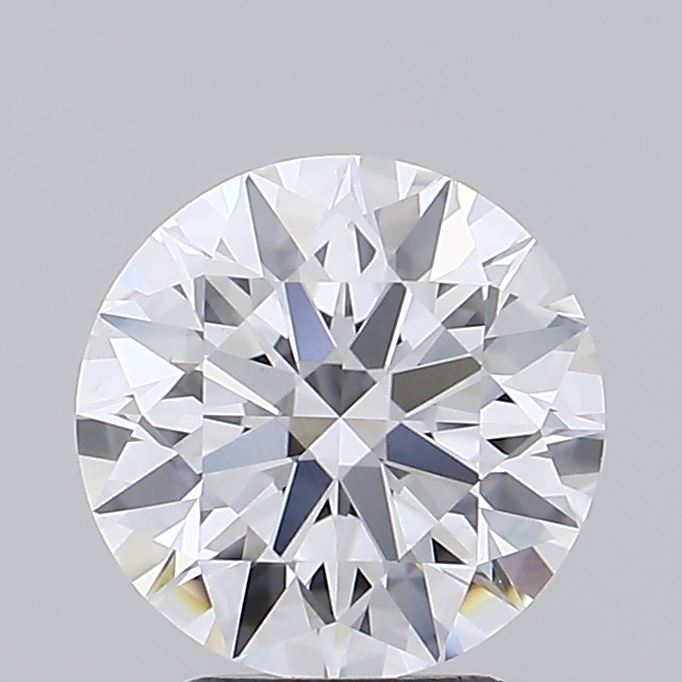 2.08 Carat Round Shaped, Ideal Cut, E Color, VVS2 Clarity, IGI Certified Lab Grown Diamond