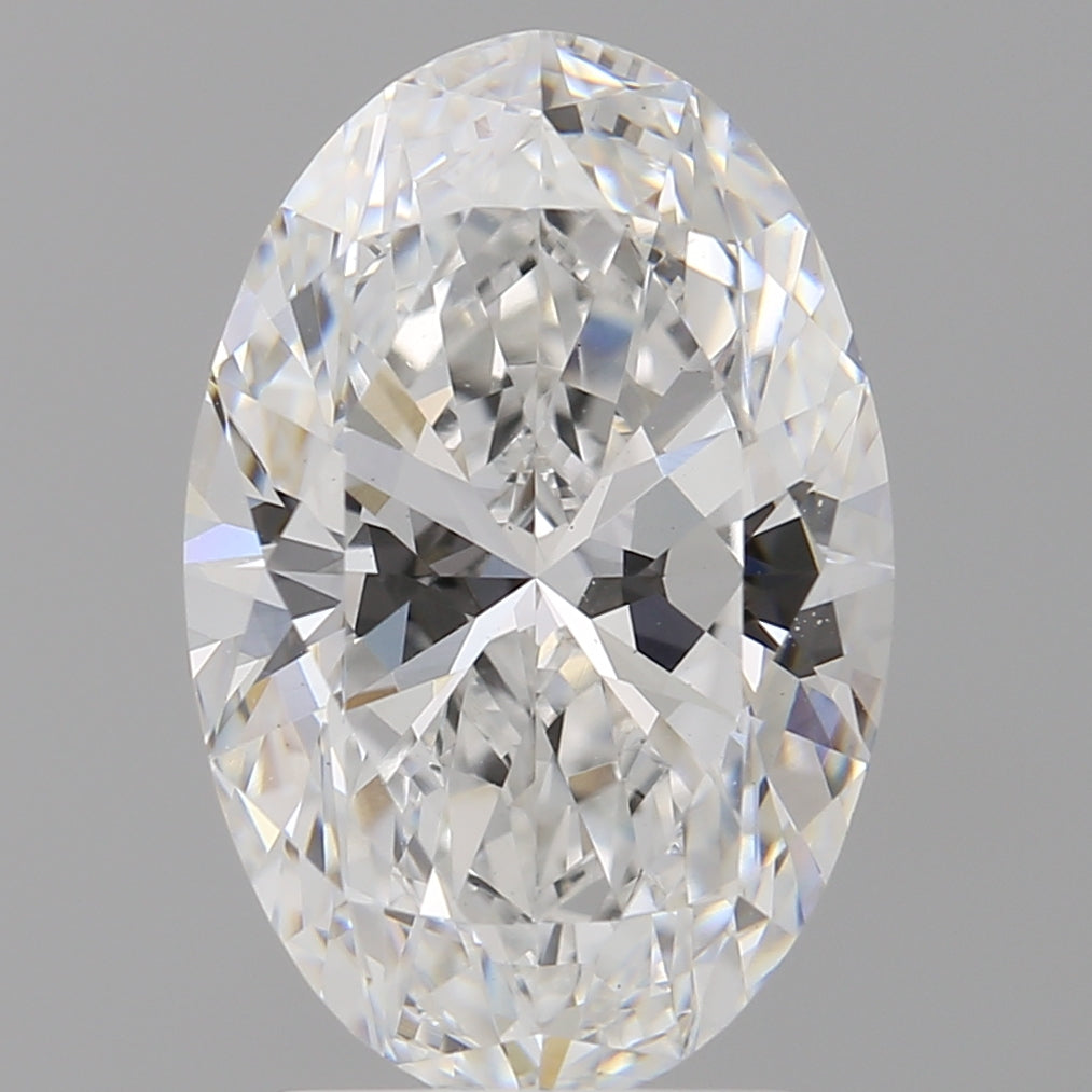 3.04 Carat Oval Shaped, Ideal Cut, E Color, VVS2 Clarity, IGI Certified Lab Grown Diamond