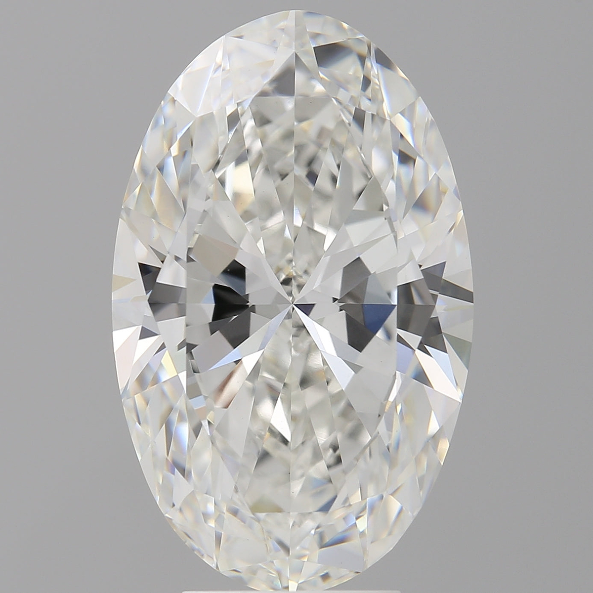6.10 Carat Oval Shaped, Ideal Cut, F Color, VVS2 Clarity, IGI Certified Lab Grown Diamond