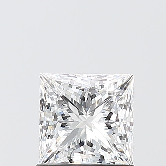 1.10 Carat Princess Shaped, Ideal Cut, E Color, VVS1 Clarity, IGI Certified Lab Grown Diamond