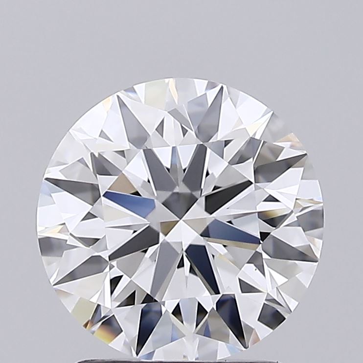 1.91 Carat Round Shaped, Ideal Cut, D Color, IF Clarity, IGI Certified Lab Grown Diamond