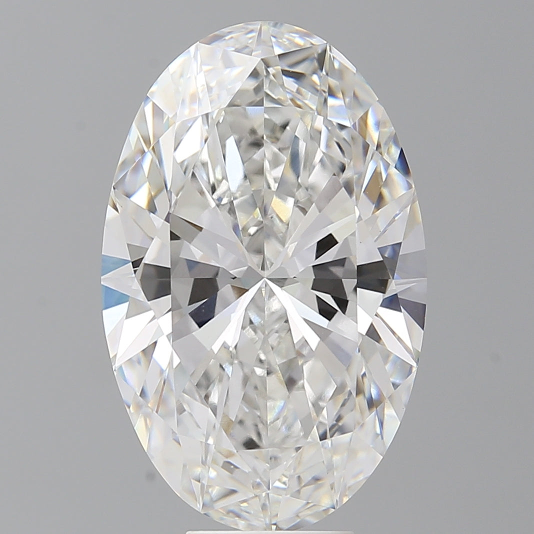 9.08 Carat Oval Shaped, Ideal Cut, E Color, VVS2 Clarity, IGI Certified Lab Grown Diamond