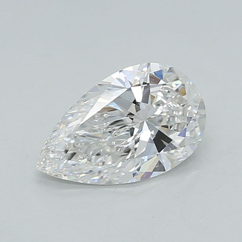 1.00 Carat Pear Shaped, Excellent Cut, E Color, VVS2 Clarity, IGI Certified Lab Grown Diamond