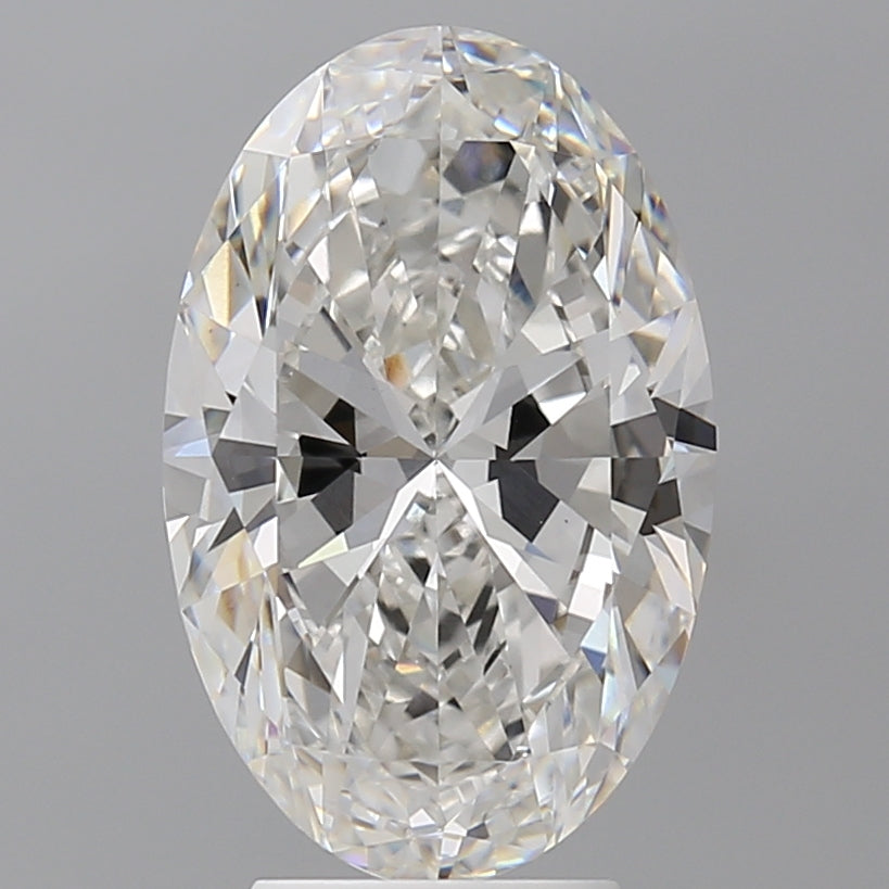 4.51 Carat Oval Shaped, Ideal Cut, F Color, VVS2 Clarity, IGI Certified Lab Grown Diamond