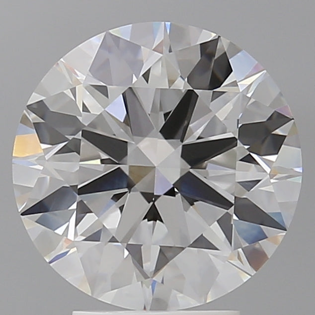 4.10 Carat Round Shaped, Ideal Cut, E Color, VVS2 Clarity, IGI Certified Lab Grown Diamond