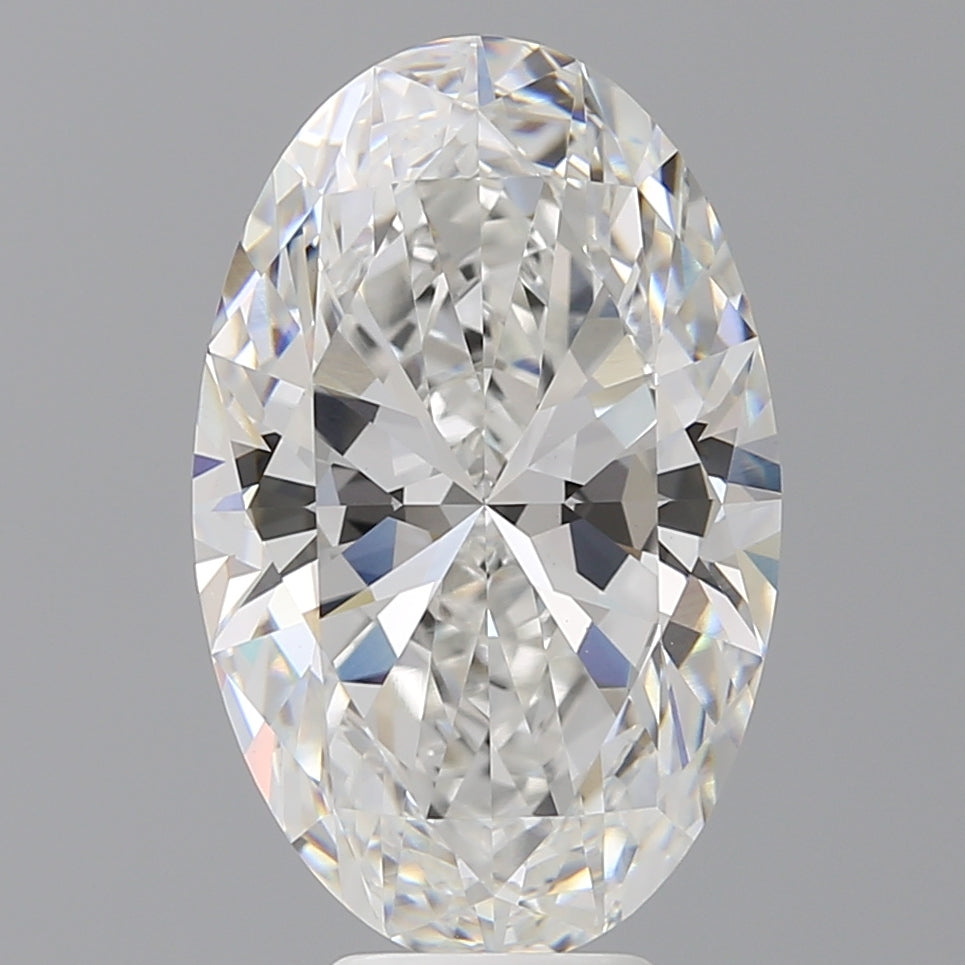 7.09 Carat Oval Shaped, Ideal Cut, E Color, VVS2 Clarity, IGI Certified Lab Grown Diamond