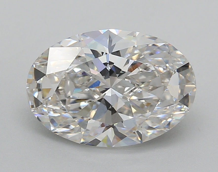 2.54 Carat Oval Shaped, Very Good Cut, F Color, VS1 Clarity, IGI Certified Lab Grown Diamond