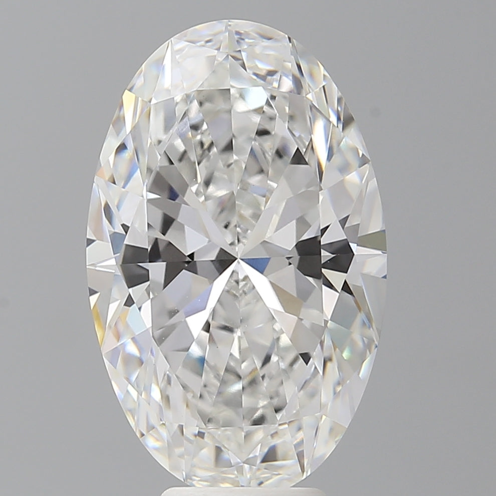 7.09 Carat Oval Shaped, Ideal Cut, E Color, VVS2 Clarity, IGI Certified Lab Grown Diamond