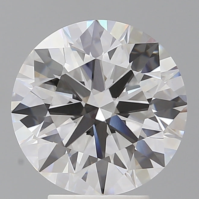 4.10 Carat Round Shaped, Ideal Cut, E Color, VVS2 Clarity, IGI Certified Lab Grown Diamond