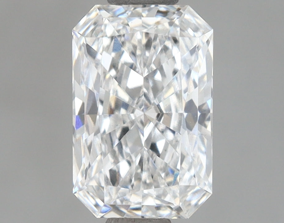 1.09 Carat Radiant Shaped, Ideal Cut, E Color, VS2 Clarity, IGI Certified Lab Grown Diamond