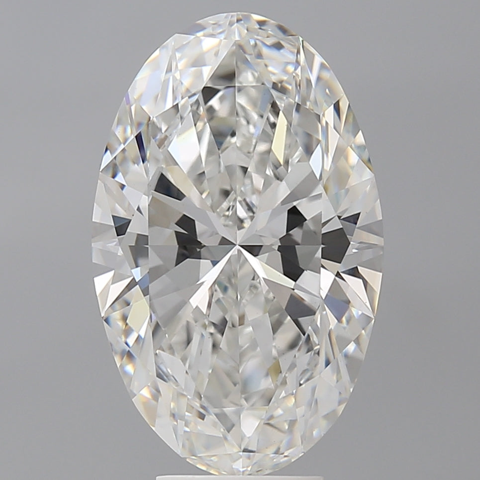 6.54 Carat Oval Shaped, Ideal Cut, E Color, VVS2 Clarity, IGI Certified Lab Grown Diamond