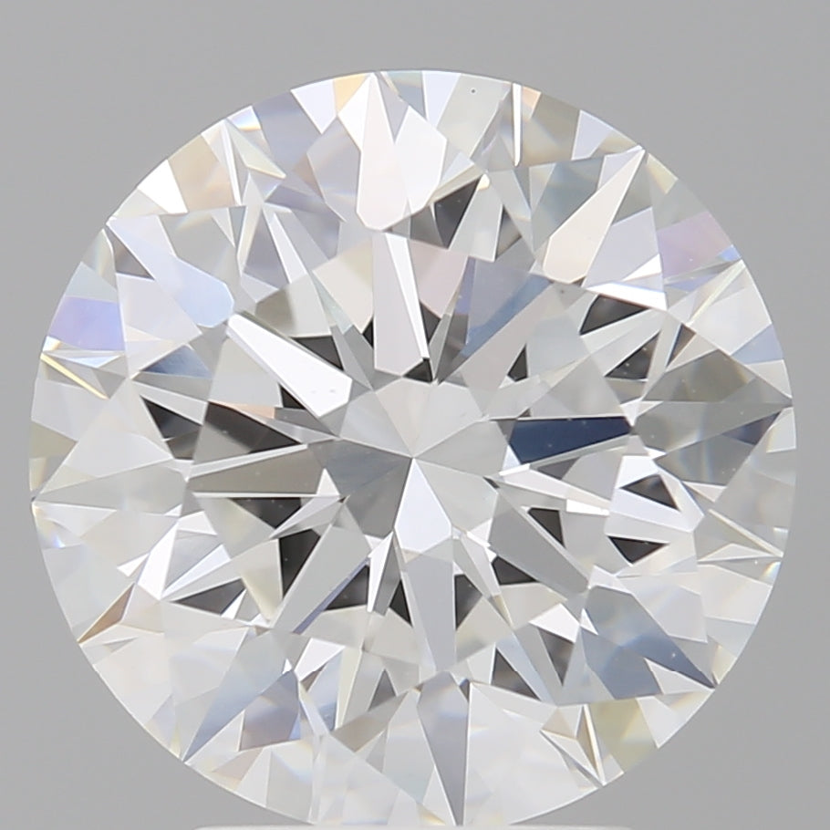 4.04 Carat Round Shaped, Ideal Cut, E Color, VVS2 Clarity, IGI Certified Lab Grown Diamond