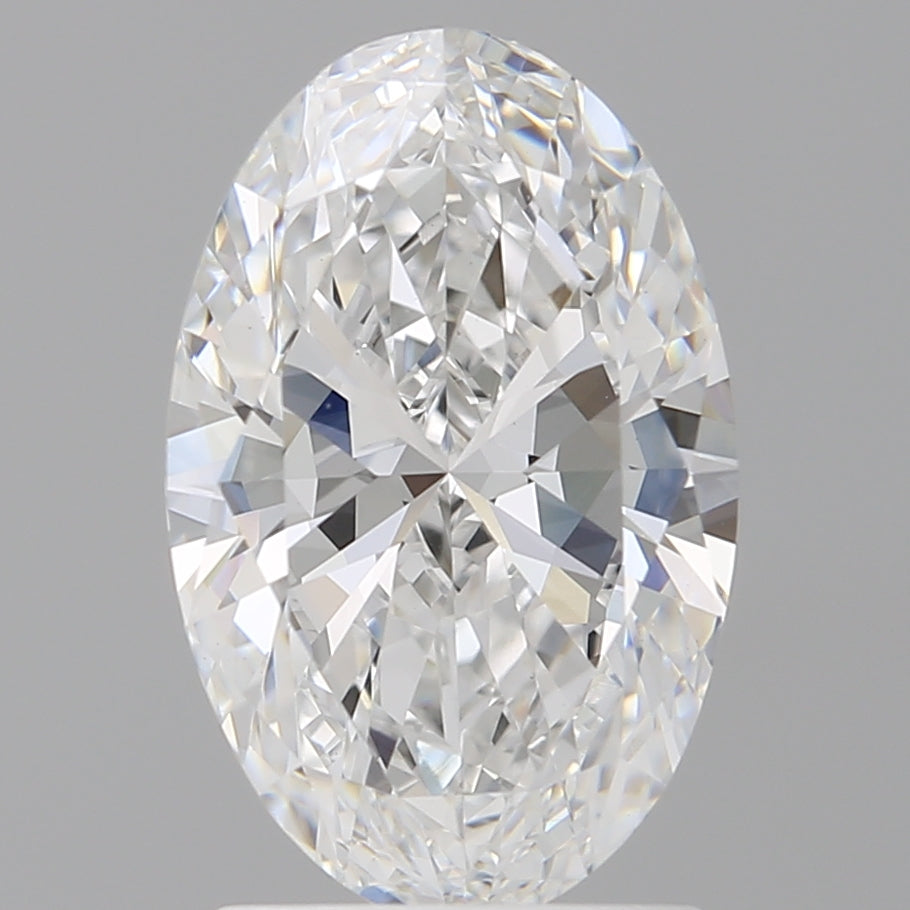 2.00 Carat Oval Shaped, Ideal Cut, E Color, VS1 Clarity, IGI Certified Lab Grown Diamond