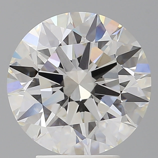 4.09 Carat Round Shaped, Ideal Cut, G Color, VVS2 Clarity, IGI Certified Lab Grown Diamond