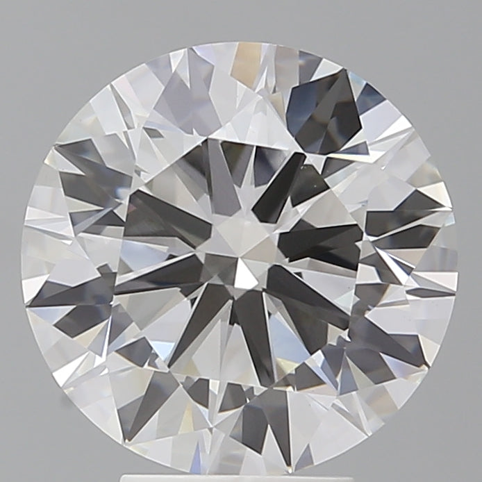 5.04 Carat Round Shaped, Ideal Cut, F Color, VVS2 Clarity, IGI Certified Lab Grown Diamond