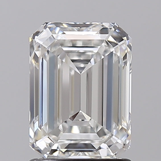 1.61 Carat Emerald Shaped, Ideal Cut, E Color, VVS2 Clarity, IGI Certified Lab Grown Diamond