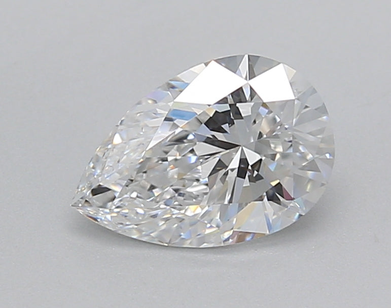 1.00 Carat Pear Shaped, Very Good Cut, D Color, VVS2 Clarity, IGI Certified Lab Grown Diamond