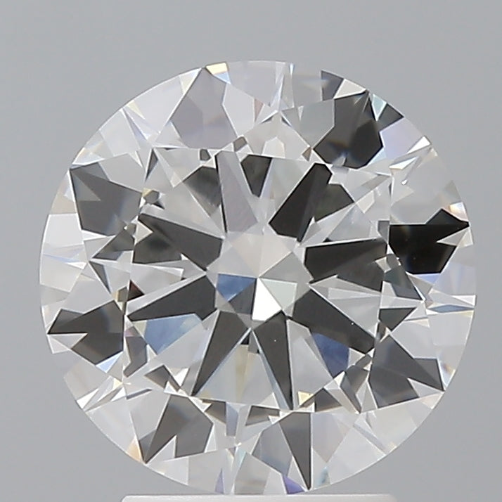 3.04 Carat Round Shaped, Excellent Cut, F Color, VVS2 Clarity, IGI Certified Lab Grown Diamond