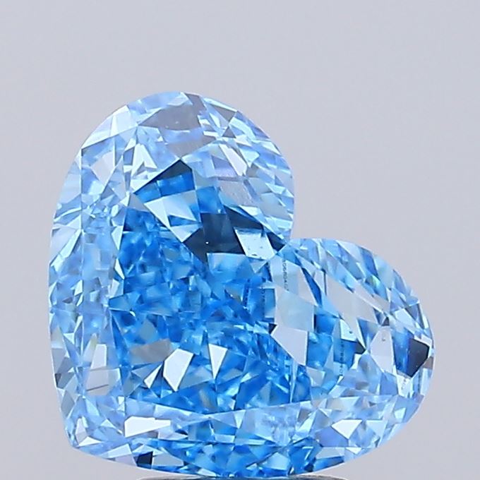 4.58 Carat Heart Shaped, Very Good Cut, VVS2 Clarity, IGI Certified Lab Grown Diamond