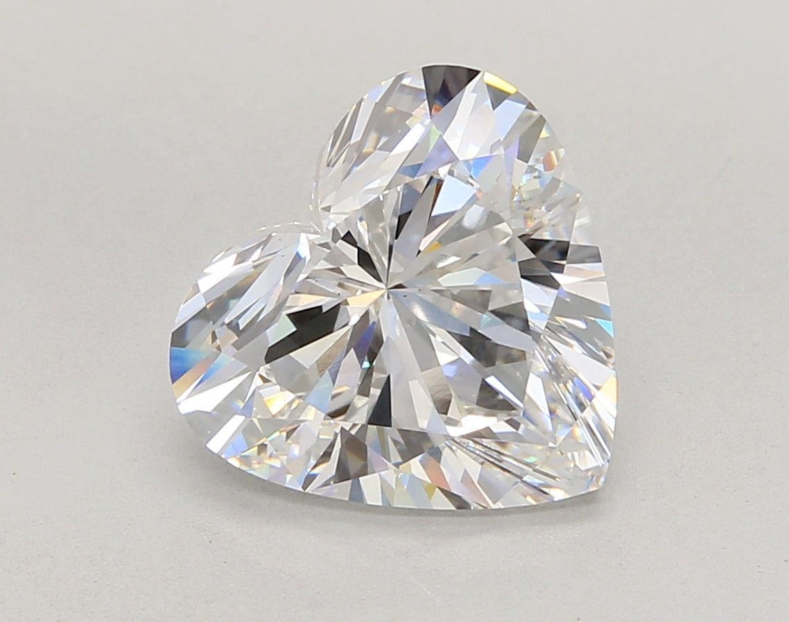 4.51 Carat Heart Shaped, Ideal Cut, D Color, VS1 Clarity, IGI Certified Lab Grown Diamond