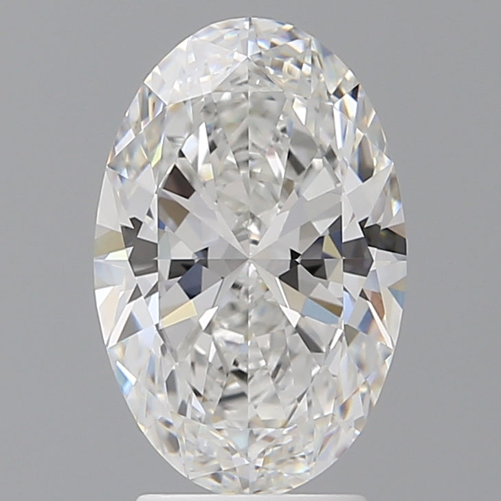 3.09 Carat Oval Shaped, Ideal Cut, E Color, VVS2 Clarity, IGI Certified Lab Grown Diamond