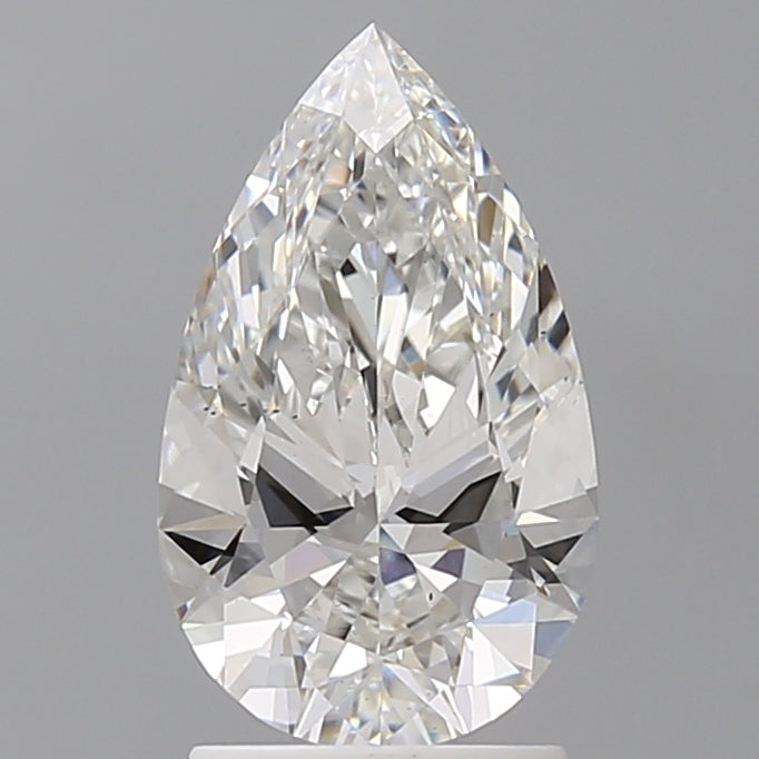 2.00 Carat Pear Shaped, Ideal Cut, F Color, VS2 Clarity, IGI Certified Lab Grown Diamond