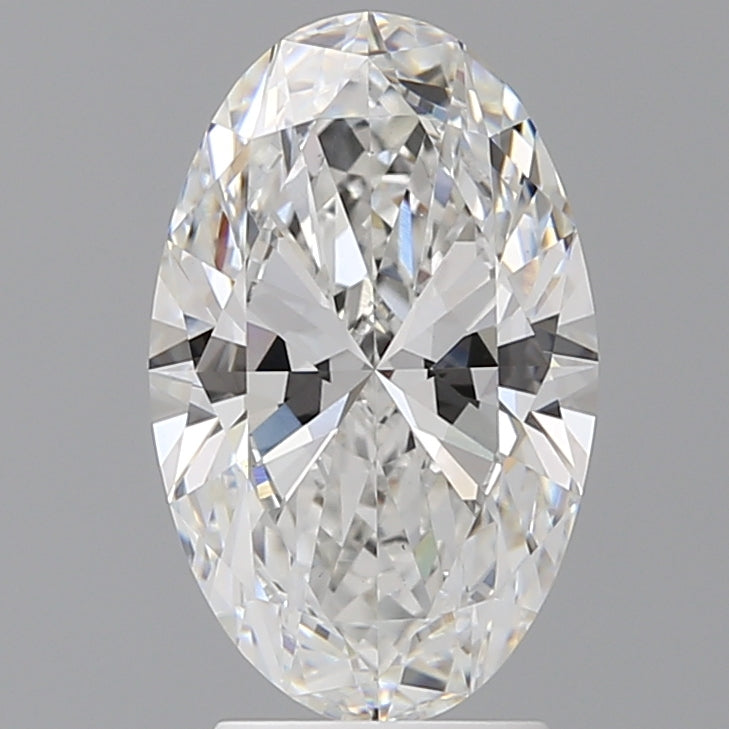 3.01 Carat Oval Shaped, Ideal Cut, E Color, VVS2 Clarity, IGI Certified Lab Grown Diamond