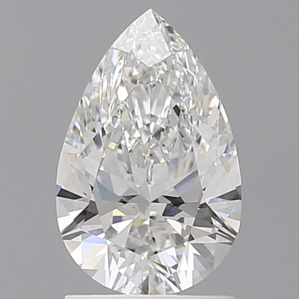 1.56 Carat Pear Shaped, Ideal Cut, E Color, VVS2 Clarity, IGI Certified Lab Grown Diamond