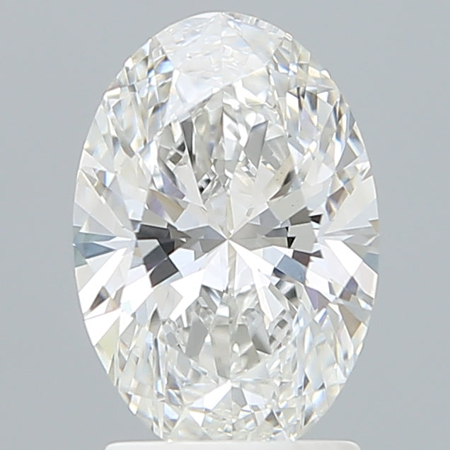 2.06 Carat Oval Shaped, Ideal Cut, E Color, VVS2 Clarity, IGI Certified Lab Grown Diamond