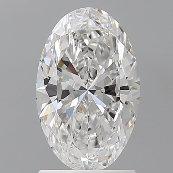 1.59 Carat Oval Shaped, Ideal Cut, D Color, VVS2 Clarity, IGI Certified Lab Grown Diamond