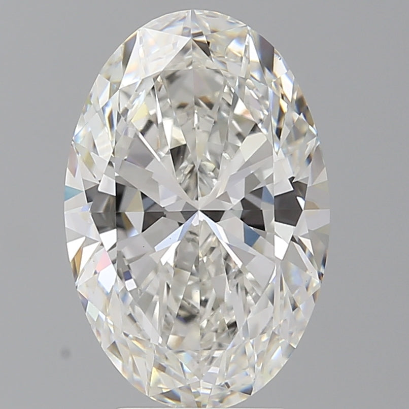 4.52 Carat Oval Shaped, Ideal Cut, F Color, VVS2 Clarity, IGI Certified Lab Grown Diamond
