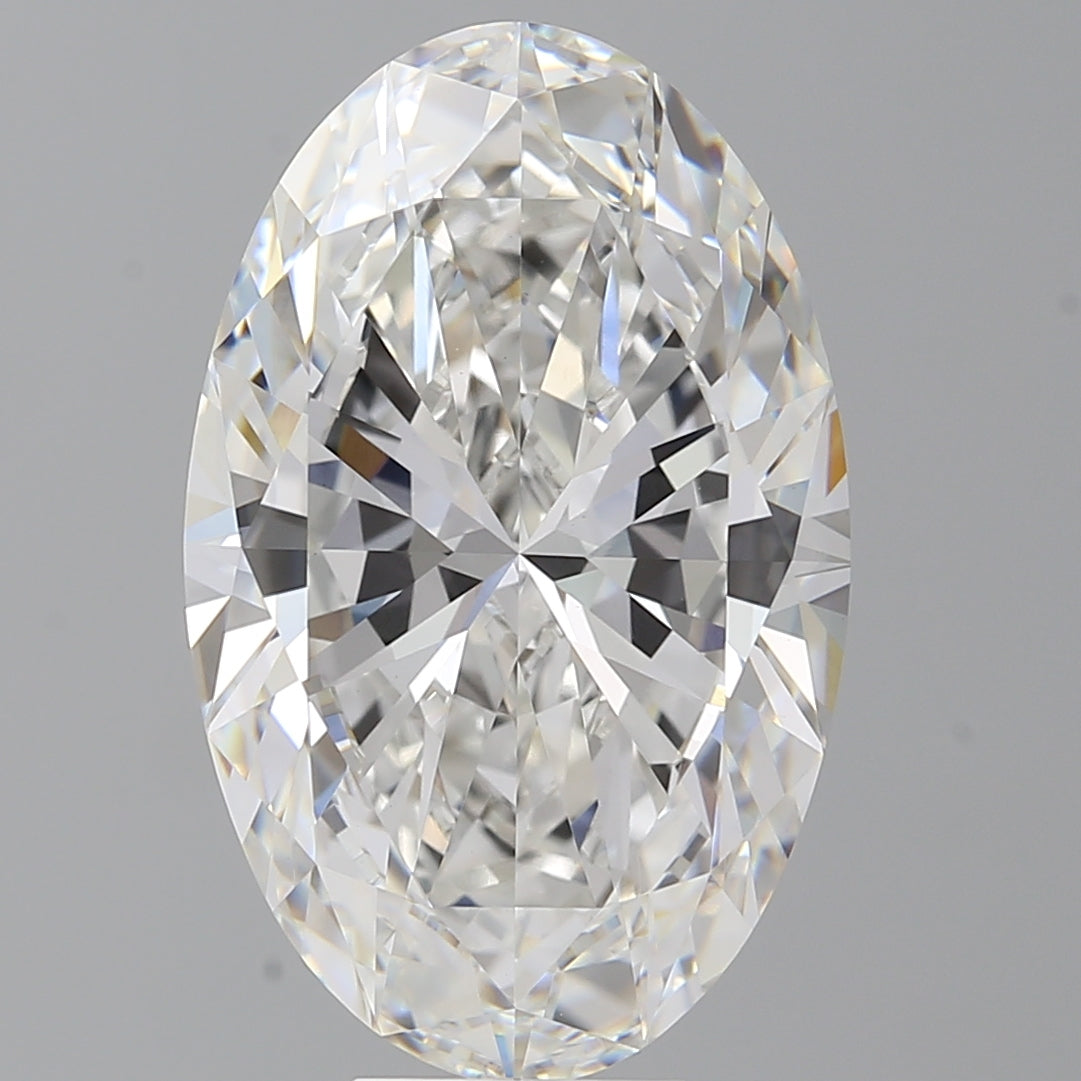 9.59 Carat Oval Shaped, Ideal Cut, E Color, VVS2 Clarity, IGI Certified Lab Grown Diamond