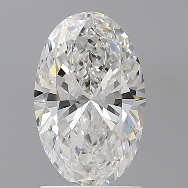 1.60 Carat Oval Shaped, Ideal Cut, D Color, VVS2 Clarity, IGI Certified Lab Grown Diamond