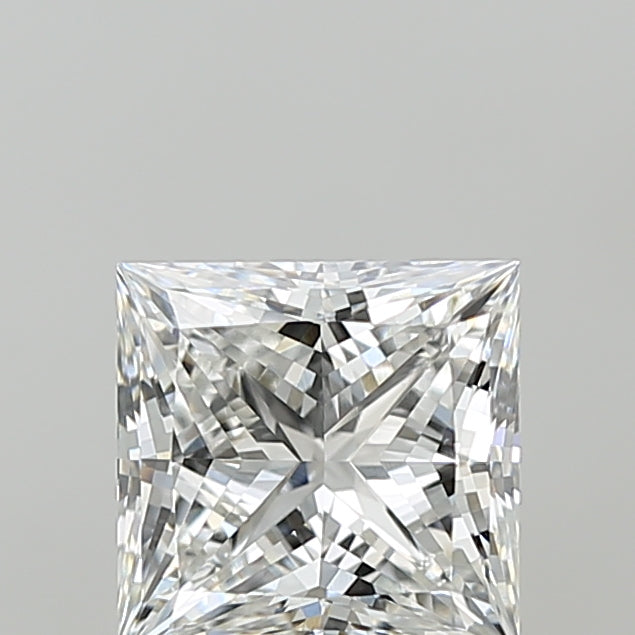 2.05 Carat Princess Shaped, Ideal Cut, F Color, VVS2 Clarity, IGI Certified Lab Grown Diamond