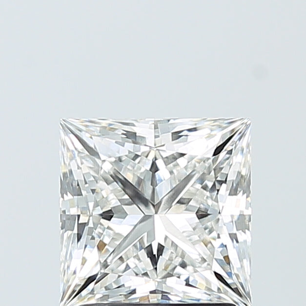 2.09 Carat Princess Shaped, Ideal Cut, E Color, VVS2 Clarity, IGI Certified Lab Grown Diamond
