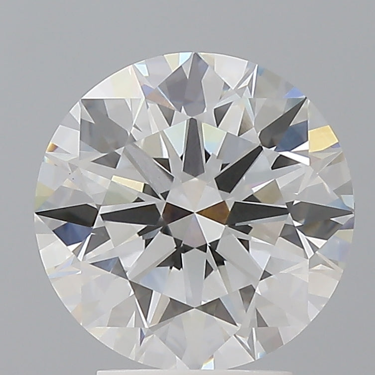 3.53 Carat Round Shaped, Ideal Cut, F Color, VVS2 Clarity, IGI Certified Lab Grown Diamond