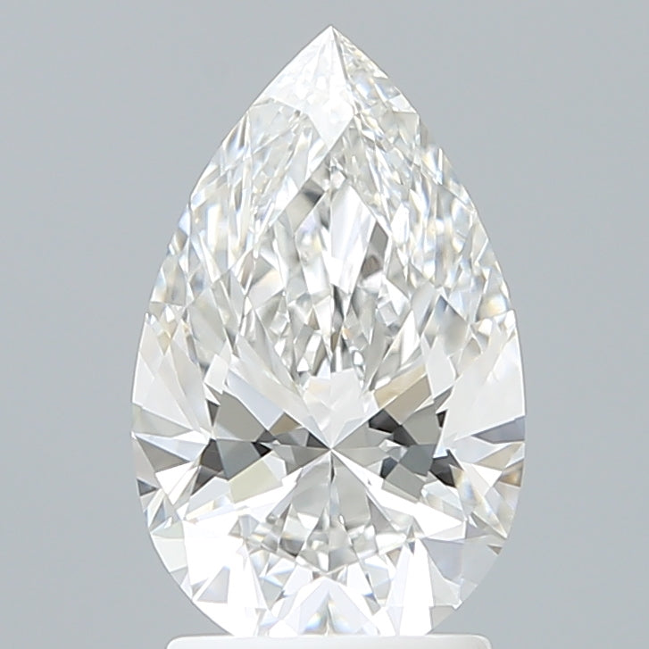 2.22 Carat Pear Shaped, Ideal Cut, F Color, VVS2 Clarity, IGI Certified Lab Grown Diamond