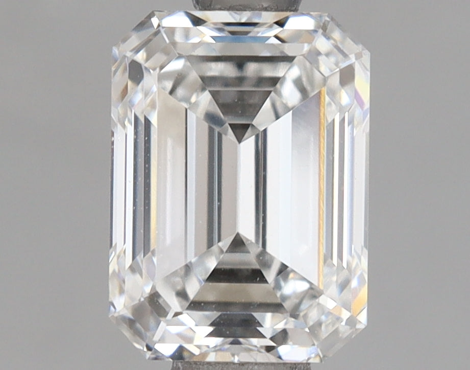 1.40 Carat Emerald Shaped, Ideal Cut, E Color, VVS1 Clarity, IGI Certified Lab Grown Diamond