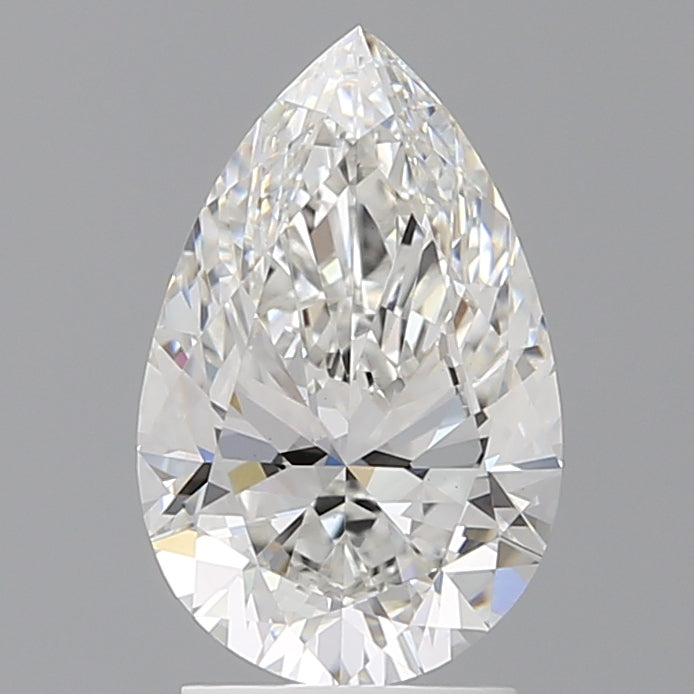 2.54 Carat Pear Shaped, Ideal Cut, F Color, VS1 Clarity, IGI Certified Lab Grown Diamond