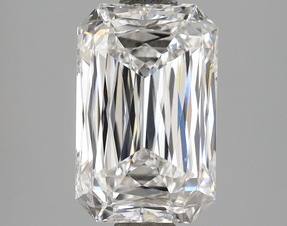 2.78 Carat Radiant Shaped, Ideal Cut, E Color, VVS2 Clarity, IGI Certified Lab Grown Diamond