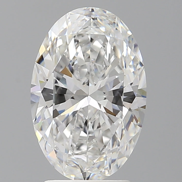 3.10 Carat Oval Shaped, Ideal Cut, E Color, VVS2 Clarity, IGI Certified Lab Grown Diamond
