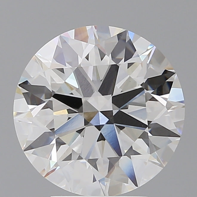 4.08 Carat Round Shaped, Ideal Cut, F Color, VVS2 Clarity, IGI Certified Lab Grown Diamond