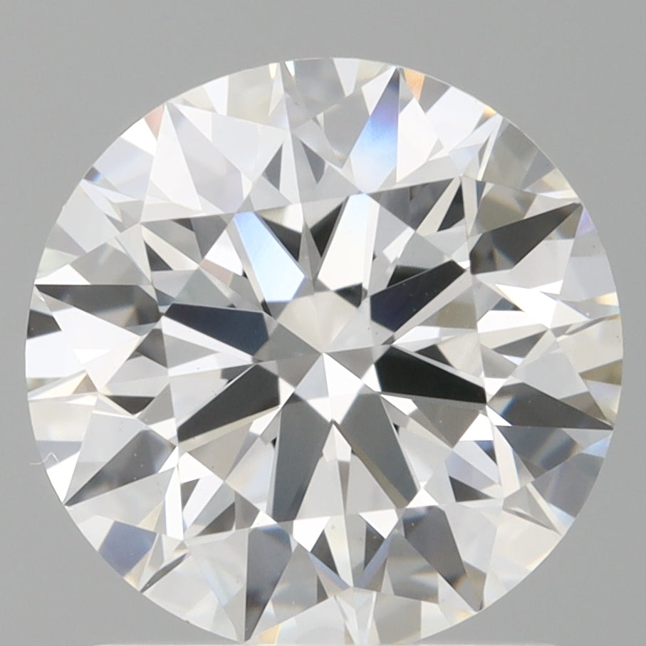 1.59 Carat Round Shaped, Ideal Cut, D Color, VVS2 Clarity, IGI Certified Lab Grown Diamond