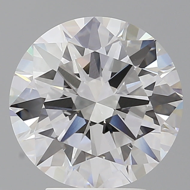 4.00 Carat Round Shaped, Excellent Cut, E Color, VVS2 Clarity, IGI Certified Lab Grown Diamond