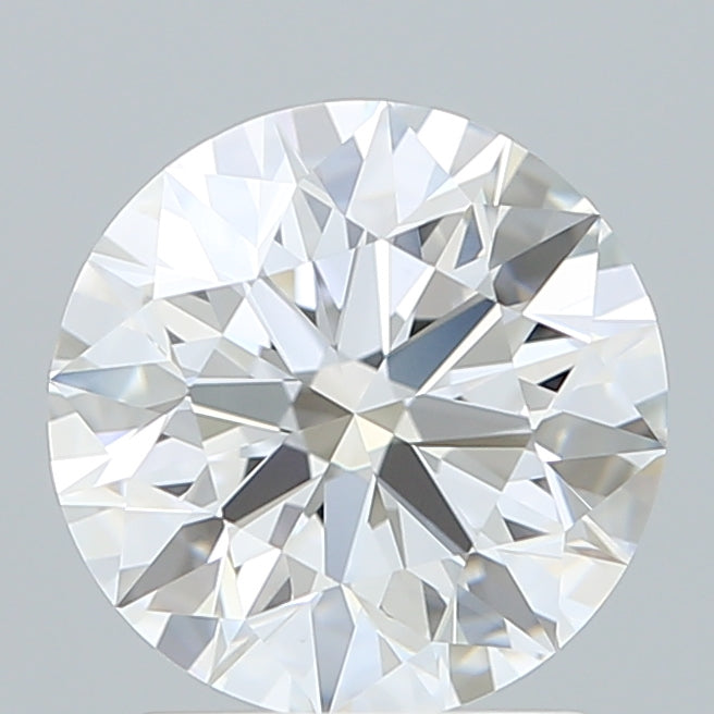 2.08 Carat Round Shaped, Excellent Cut, D Color, VVS1 Clarity, IGI Certified Lab Grown Diamond