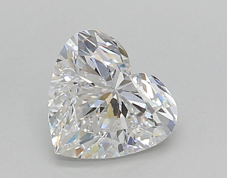 1.01 Carat Heart Shaped, Very Good Cut, D Color, VVS2 Clarity, IGI Certified Lab Grown Diamond