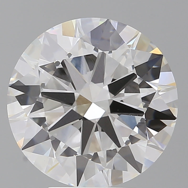 5.54 Carat Round Shaped, Excellent Cut, E Color, VVS2 Clarity, IGI Certified Lab Grown Diamond